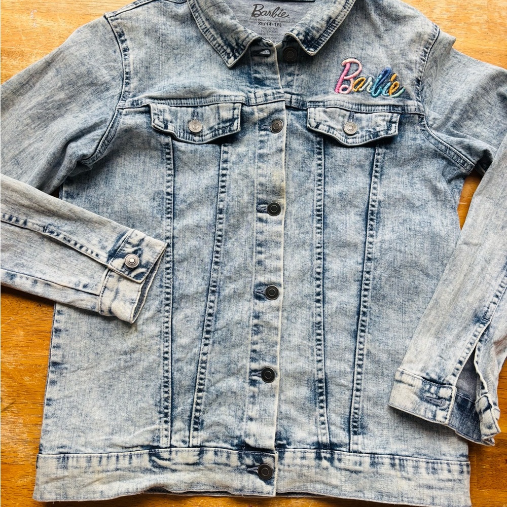 Barbie Rainbow Washed Jean Jacket - Picture 10 of 10